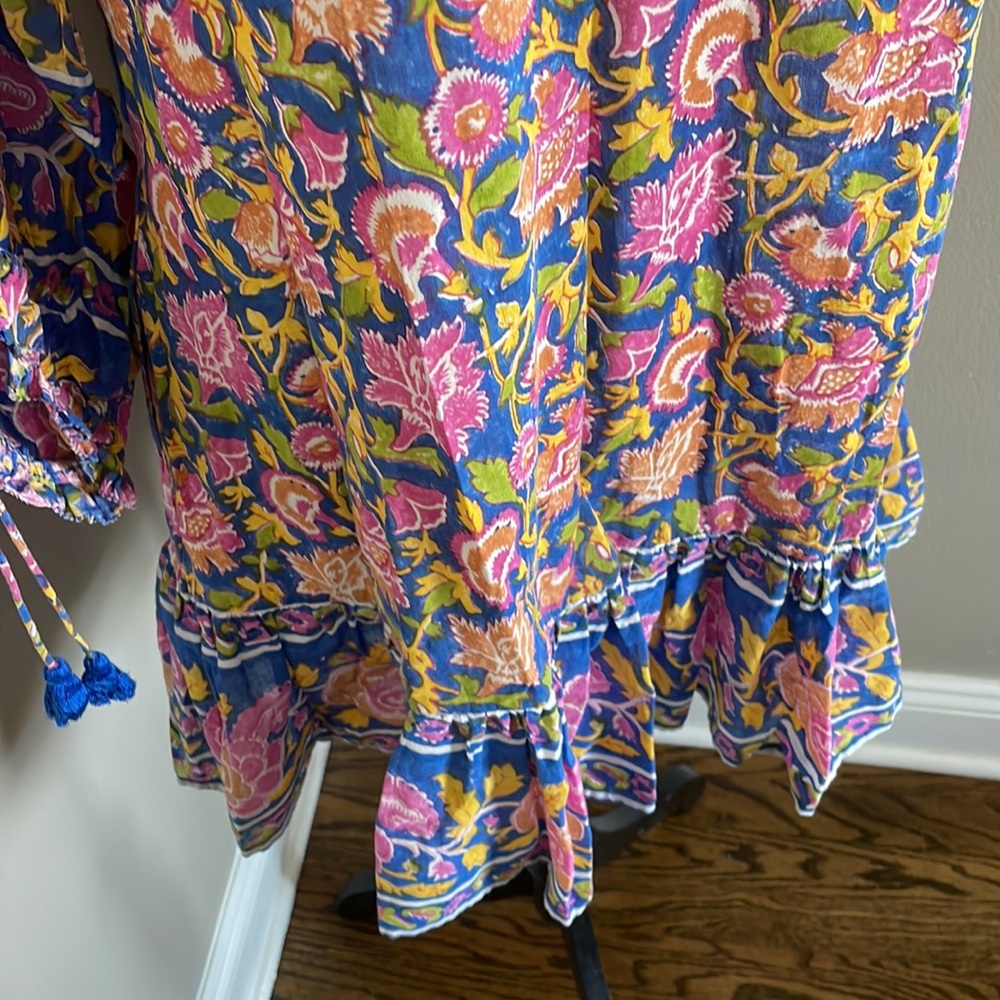 CLEOBELLA dress 
Cleobella
Marci Puff-Sleeve Floral Mini Dress kaftan - Picture 5 of 11